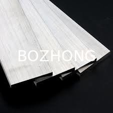 Powder Coating Aluminum Extrusion Profiles Flat Busbar LP - 0580